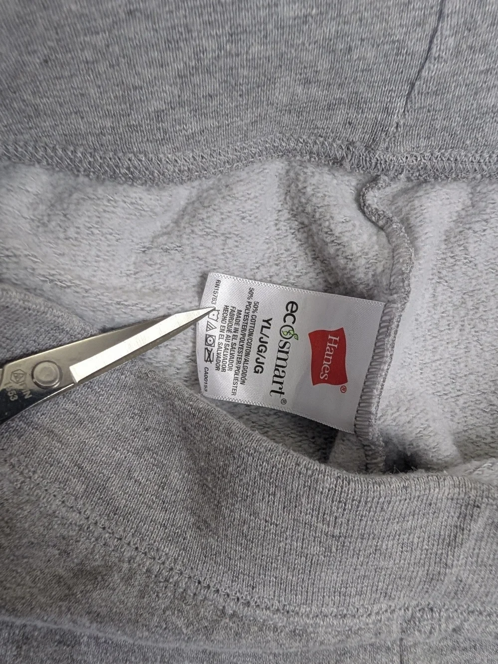 Hanes Kids Gray Stretch Flair Leg Sweats